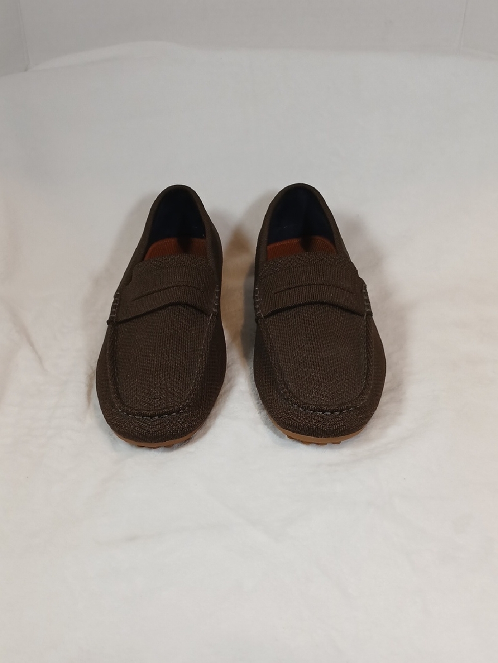 Rothy's The Driving Loafer Brown Knit Penny Loafers Men Sz 11 - Picture 3 of 14